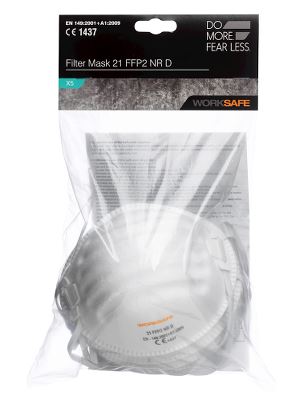 Worksafe facemask, FFP2 without valve