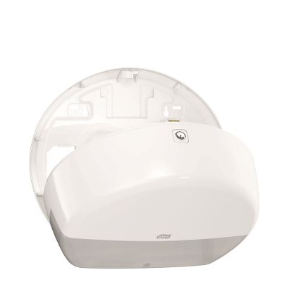 Tork toilet paper dispenser T2, mini, white plastic