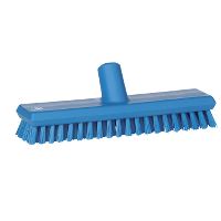 Floor scrubber, hard, blue, 65x275mm