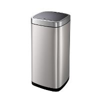 WeCare® Garbage can w/sensor lid, stainles steel, 35 L