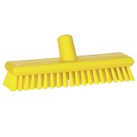 Floor scrubber, soft, yellow, 270x65x100mm