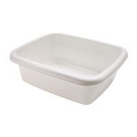 Wash bowl, rectangular,10 ltr.,370x302x124mm,white