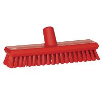 Floor scrubber, soft, red, 270x65x100mm