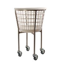 Laundry trolley, stainless, 32 L