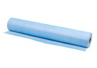 WeCare® Lejepapir w/PE-bagside 50 cm x 65 m, blue
