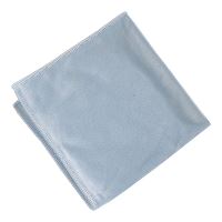 Green-Tex® Glass, microfibre cloth for glass and mirrors, blue, 38 x 38 cm, pack of 5