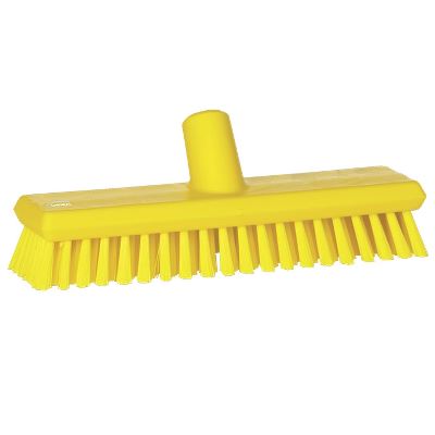 Floor scrubber, soft, yellow, 270x65x100mm