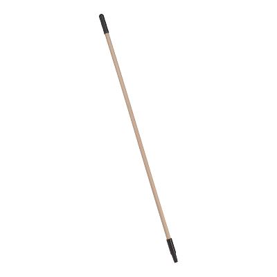 Wooden broom handle w/plastic thread, 155 cm