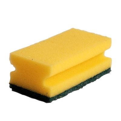 Green-Tex® Nylon sponge, green, pack of 10