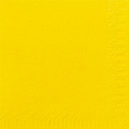 Gastrolux® Napkins, 2-layer, yellow, 33x33cm
