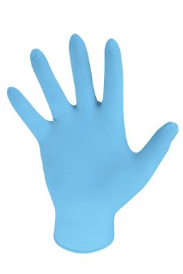 Single-use glove, nitril, Powder-Free, blue, 8/M