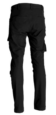 Worksafe Mens Servicepants 4 Waystretch, black, D104