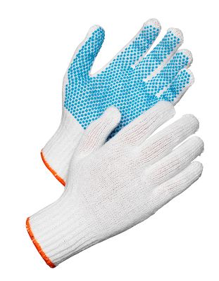 Worksafe knit glove with dots, L72-729, 10