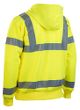 Worksafe hoodie w/zip 2XL, hi-vis yellow