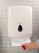 WeCare® dispenser, c-/z-fold, maxi, grey drop