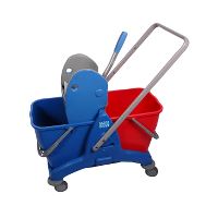 Dan-Mop® Trolley w/wringer, 2 x 25 l