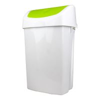 Waste system, 1 bucket, green lid