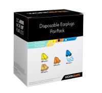 Worksafe Earplug, EcoDamp, L, lys orange