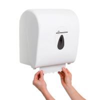 WeCare® Dispenser autocut, paper towels, grey drop
