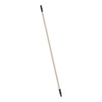 Wooden broom handle w/plastic thread, 175 cm