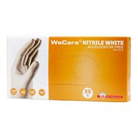WeCare® Acc.free Single-use glove nitril powderfree white 6/XS