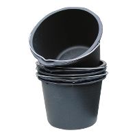 Bucket, 20 ltr., black