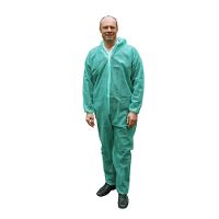Worksafe single-use suit, PP coverall, 2XL, green
