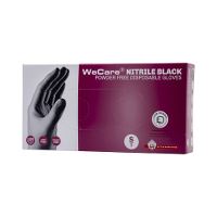 WeCare® Nitrile Black, Single-Use glove, 7/S