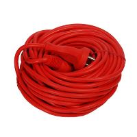 Extension cord 20m, red