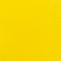 Gastrolux® Napkins, 2-layer, yellow, 33x33cm