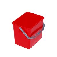 Tina bucket, red, 6 L