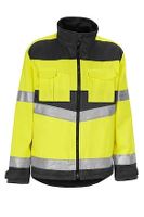 Worksafe Jacket, short, hi-vis, yellow/grey, size M
