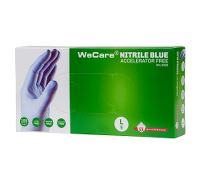 WeCare® Acc.free, Single-use glove, nitril, powderfree, blue, 9/L