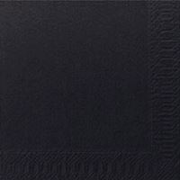 Gastrolux® Napkins, 2-layer, black, 33x33cm