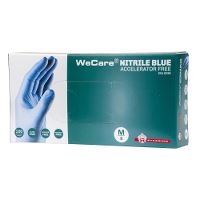 WeCare® Acc.free, Single-use glove, nitril, powderfree, blue, 8/M
