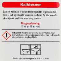 Label for Kabi-spray limescale remover