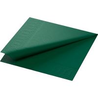 Gastrolux® Napkins, 3-layer, dark green, 33x33cm