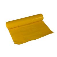Plastic Bag, 60L, 55x103cm, yellow, 100 my