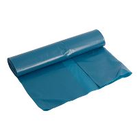 Plastic Bag, blue, 55 microns,  55 x 103 cm, 60 L
