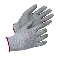 Cut Resistant Glove, knit glove size 6, red