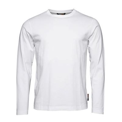 Worksafe T-shirt, long sleeve, white, 2XL