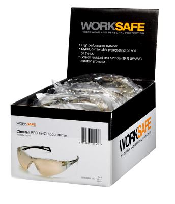 Worksafe Cheetah Safety Glasses, silver