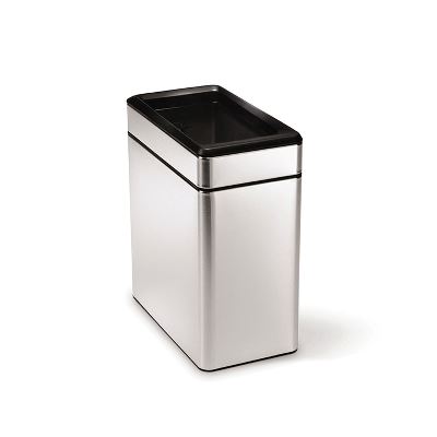 Garbage can, stainles steel, 10 L