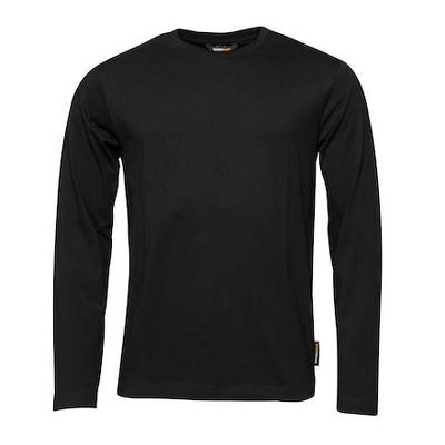 Worksafe T-shirt, long sleeve, black, XS
