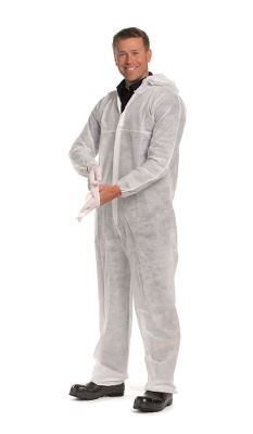 Worksafe single-use suit, PP coverall, 3XL, white