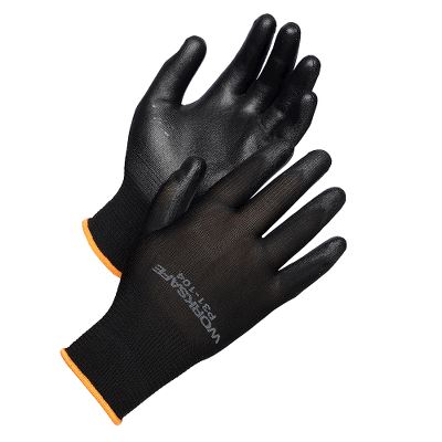 Worksafe PU dipped polyester glove, 8