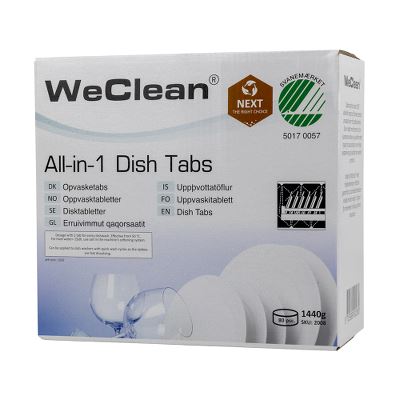 WeClean® All-in-one Dish Tabs, 80 Pcs.