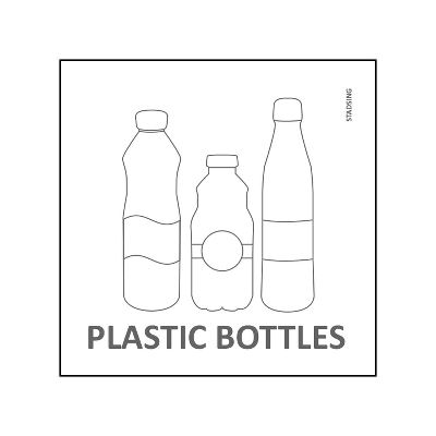 Plastic Bottles Labels for Waste sorting