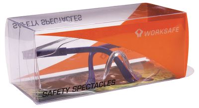 Worksafe Panther Safety Glasses, transparent