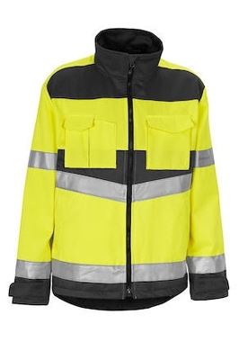 Worksafe Jacket, short, hi-vis, yellow/grey, size M